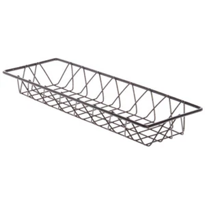 HUBERT® Espresso Steel Basket - 18"L x 6"W x 2"H - Picture 1 of 5