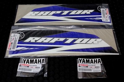 Yamaha Raptor 700 Calcomanías Kit Gráficos Pegatinas GENUINAS YAMAHA STOCK OEM 700R #18 Foto 1 de 4
