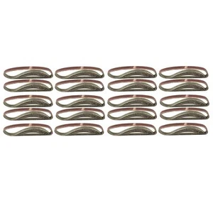 Lijadora de lija de alimentación de cinturón correas abrasivas 457 mm x 13 mm 120 grano 100 piezas - Imagen 1 de 1