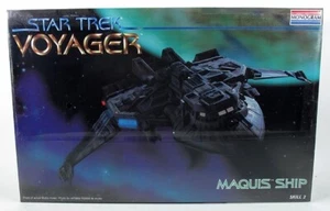 MONOGRAM 3605 MAQUIS SHIP STAR TREK VOYAGER MODEL KIT 3605 Sealed New Old Stock - Picture 1 of 2