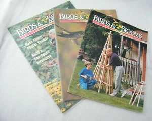 Lot of 3 Birds & Blooms Magazines: Gardening . Flowers . Beauty in Your Backyard - Picture 1 of 8