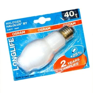 OSRAM Halogen Halolux BT 40W E27 Opal 64470 BT SIL Superstar - Picture 1 of 1