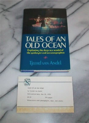 TALES OF AN OLD OCEAN Tjeerd van Andel 1978 Hardcover Dust Jacket Preview Copy? Foto 1 de 4