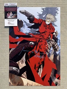 1x VASH THE STAMPEDE TRIGUN ART PRINT AUTOGRAPED SIGNED JOHNNY YONG BOSCH COA - Picture 1 of 1
