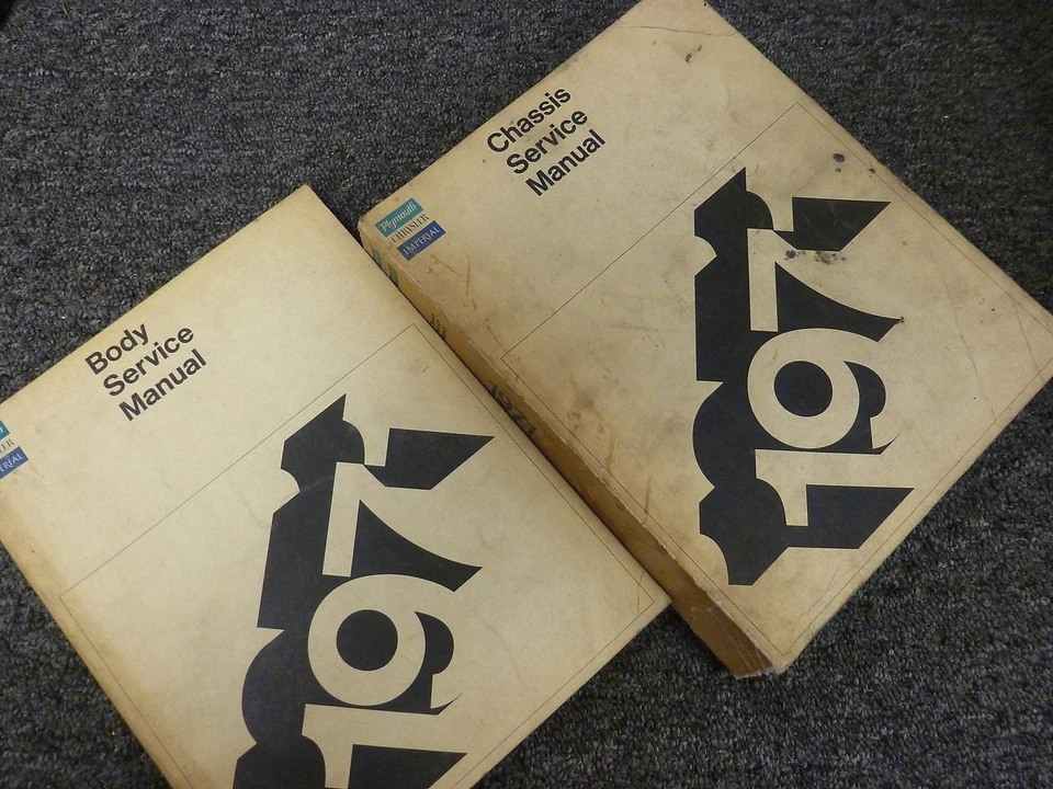 Plymouth Suburban Duster Valiant Road Runner 1971 chasis carrocería manual de reparación Foto 1 de 1