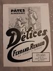 Publicité De Presse Ancienne Ferrand & Renaud De 1929 - Old Paper Advertisement