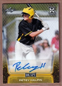 2020 Leaf XRC Rookie Draft Retail Autographs #BAPH1 Petey Halpin RC AUTO