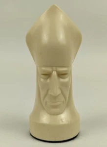 Peter Ganine Sculpted Gothic Chess White Rook Replacement Piece 1957  - Picture 1 of 7