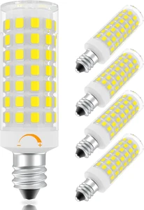E11 Led Bulb Dimmable, 75 Watt Halogen Equivalent, 7W Natural White 4000K, T4 Mi - Picture 1 of 12