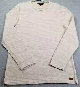 Camiseta Outpost Makers para hombre extra grande XL beige manga larga hebilla tejida gofre - Imagen 1 de 12