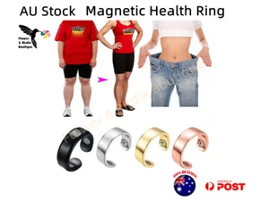 Magnetic Health Ring Magnets Arthritis Therapy Pain Relief Healing Gift 3 Colors - Picture 1 of 7