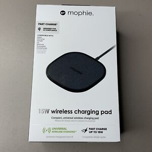 Mophie 15W Universal Wireless Charging Pad Black New In Box Sealed