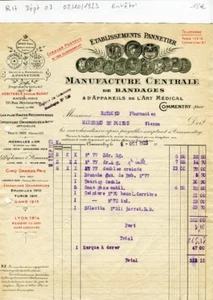 Dépt 03 - Commentry - Petite Entête Secteur Médical du 08/10/1923 - Bild 1 von 1