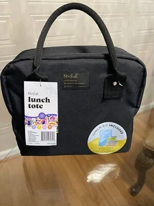 Brand New Insulated tote Lunch Kit Included Ice Pad 1 & 2 Cups Containers . - Picture 1 of 8