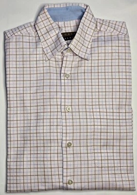 Mens Robert Talbott Long Sleeve Plaid Button Up Shirt Size Medium - EUC - Image 1 of 2