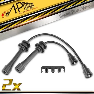 A-Premium 2x Spark Plug Wire Set w/o boots for Kia Sephia Spectra 2000-2004 1.8L - Image 1 of 4