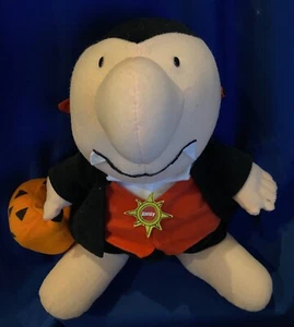 Ziggy And Friends 2009 Ziggy Vampir Plüsch 10 Zoll mit einem Kürbiskorb - Bild 1 von 9