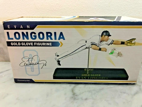 Evan Longoria Gold Glove Figurine 2009 NIB Cover