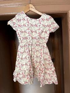 BCBG Girls Dress Size 7,  Floral Pink - Picture 1 of 4