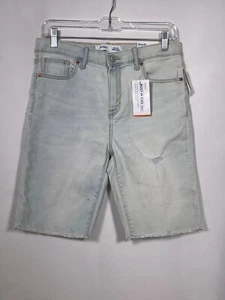 Old Navy Regular Fit Built-In Flex Distressed Cut-Off Jean Shorts Girls 16 NWT - Picture 1 of 14