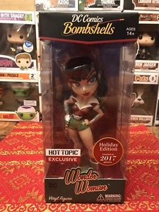 Wonder Woman Cryptozoic DC Bombshells PX Previews 2017 Holiday Edition 7” Vinyl - Picture 1 of 10