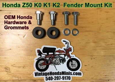 Fender - Kit completo de instalação de para-lama traseiro - Honda K0 K1 K2 Z50 Z50a Mini Trail - Imagem 1 de 4