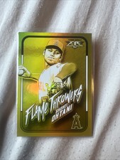 Shohei Ohtani 2022 Topps Fire Flame Throwers Gold Minted Insert #FT-8 - Angels