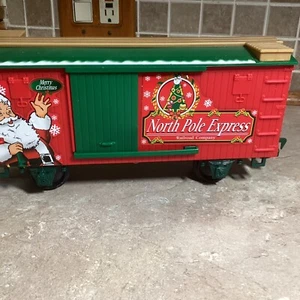 Eztec G Gauge HOLIDAY EXPRESS BOX CAR - Picture 1 of 4
