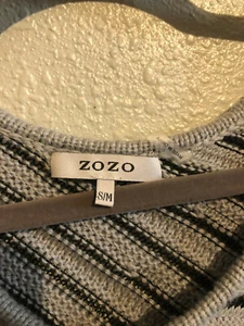 ZOZO brand women's S/M Poncho with faux leather trim - Picture 1 of 6