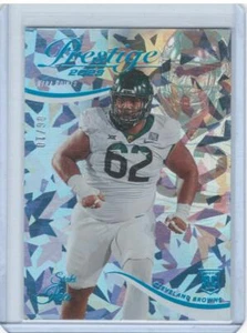 Siaki Ika 2023 Panini Prestige #376 Xtra Points Premium Platinum Browns /10 - Picture 1 of 1
