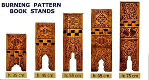 Soportes plegables de madera del Corán-Biblia-Torá, soportes de lectura de libros de madera natural. - Imagen 1 de 37