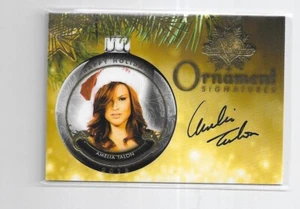 Benchwarmer 2015 Holiday Ornament autograph card Amelia Talon - Picture 1 of 2