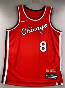 Zach Lavine Chicago Bulls Nike City Edition Swingman Jersey Men's 2021/22 NBA #8 - Picture 1 of 10