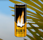 NEUF BURN DARK ENERGY - CANETTE 330 ML - BOISSON ÉNERGÉTIQUE AUX FRUITS DE LA PASSION - SUCRE COMPLET