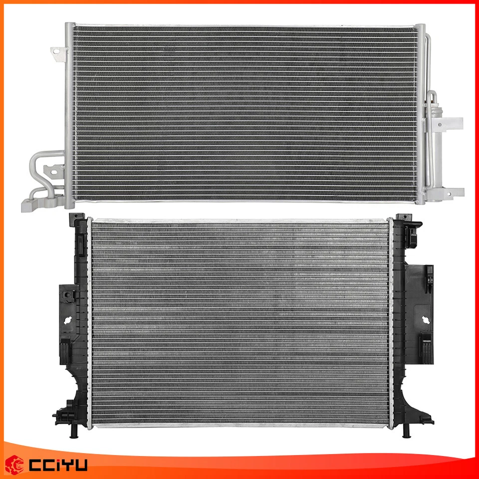 Assembly Radiator & AC Condenser For 2017-2019 Ford Escape 2015-2019 Lincoln MKC - Imagem 1 de 4