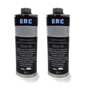 2x ERC Gaslube Premium 1000 ml Ventilschutz LPG Systemen mindert Emissionen  - Picture 1 of 6