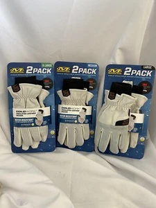 (2) MEHCANIX WEAR DURAHIDE INSULATED LEATHER DRIVER COLDWORK WINTER WORK GLOVES - Picture 1 of 6