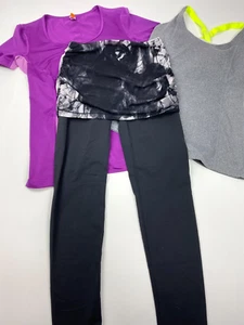 Lucy Athletic 3 Piece Bundle Leggings and Tops Women's Size XS - Picture 1 of 7