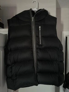 rick owens gimp puffer vest hoodie - sz 50 - Picture 1 of 5