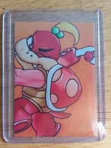 Nintendo Switch Mario Bros. POM POM ACEO ¡impreso de tarjeta de boceto! - Imagen 1 de 2