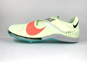 Nike Air Zoom LJ Elite Long Jump Volt & Orange Track Shoes CT0079 700 Men's 12.5 - Picture 1 of 10