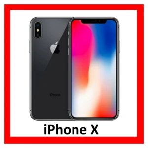 Apple iPhone X - 64 GB - Gris espacial (Desbloqueado) A1865 (CDMA GSM) Muy Bueno - Imagen 1 de 3