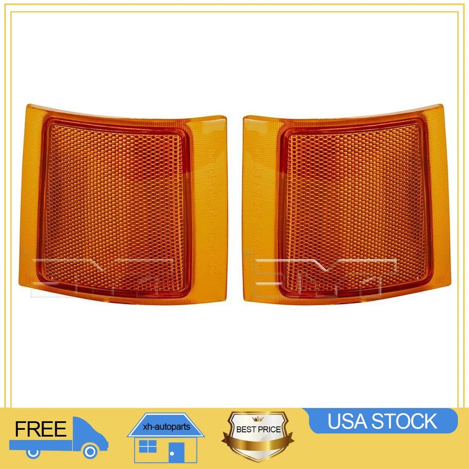 Conjunto de luces marcadoras laterales izquierda derecha TYC 2x para Chevrolet C3500 1994-2000 Foto 1 de 4
