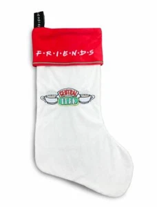 OFFICIAL FRIENDS CENTRAL PERK LUXURIOUS FLEECE CHRISTMAS STOCKING BNWT - Picture 1 of 1