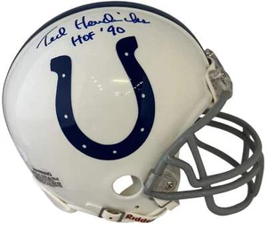 Ted Hendricks Autographed Colts Mini Helmet (JSA) - Picture 1 of 2
