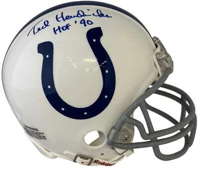 Ted Hendricks Autographed Colts Mini Helmet (JSA) - Image 1 of 2
