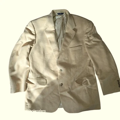 Brooks Brothers 346 Mens Camel Hair Blazer Jacket Sport Coat Beige 43R - Image 1 of 4