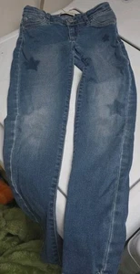 Jeans bambina LEVIS 710 super skinny - taglia 8 blu lavaggio denim con stelle - Foto 1 di 2