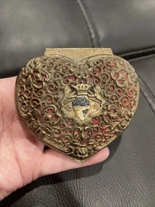 Herzform Schmuck goldfarben filigran Niagarafälle Kanada - Bild 1 von 8
