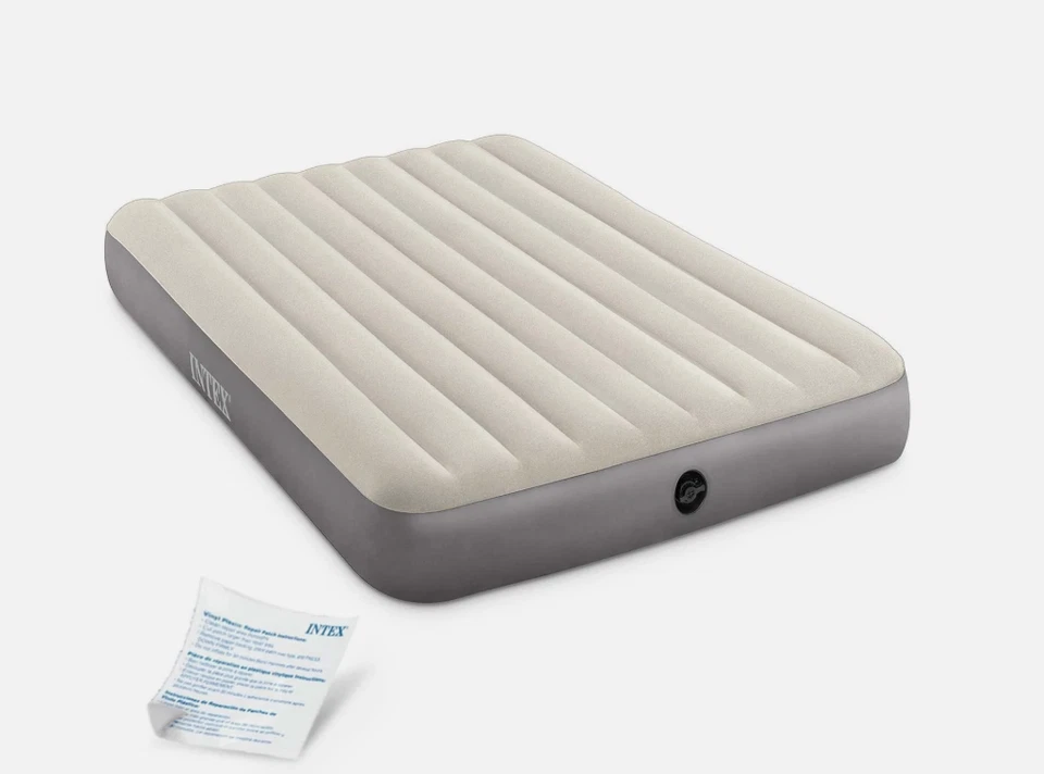 Intex Indoor Outdoor Luftbett Queen Deluxe Single-High Airbed 203x152x25cm 64103 - Bild 1 von 1